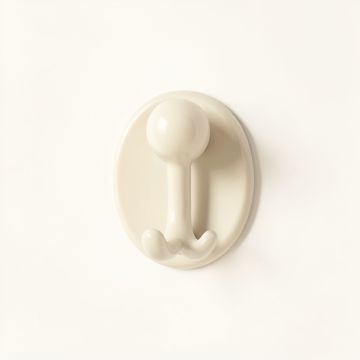 Heath Canyon Wall-Mounted Robe Hook - Ivory (synthetic illustration; no displayed measurements)