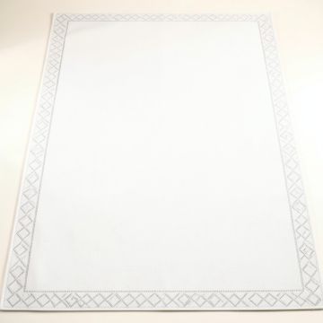 Cliff Brook Rectangular Area Rug - White (synthetic illustration; no displayed measurements)