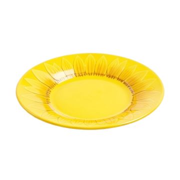Whitley Sunflower Dessert Plate
