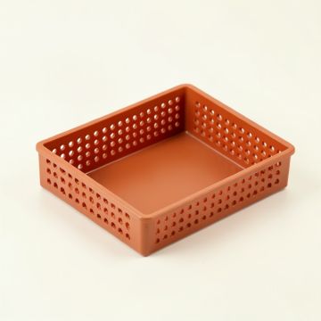 Cedar Canyon Empty Under-Desk Cable Tray - Terracotta (synthetic illustration; no displayed measurements)