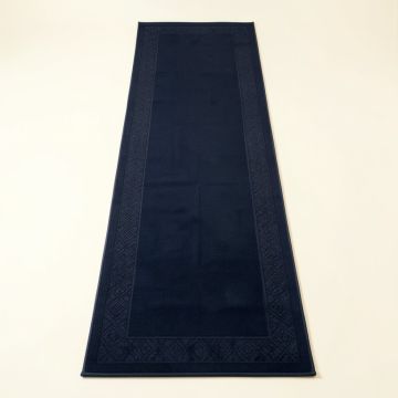 River Arc Narrow Runner Rug - Navy (synthetic illustration; no displayed measurements)