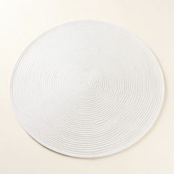 Dawn Brook Round Area Rug - White (synthetic illustration; no displayed measurements)