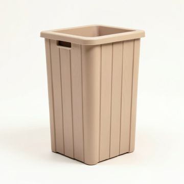 Small Vertical Outdoor Patio Storage 19 Gallon Resin Deck Box (synthetic illustration; no displayed measurements)