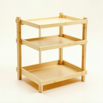 Stone Bluff Empty Countertop Canister Rack - Beige (synthetic illustration; no displayed measurements)