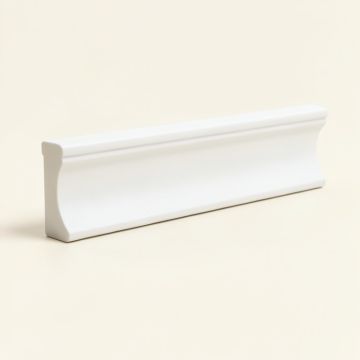 Pvc Reversible Bead/Nickel Gap Wainscot 7.25 '' H X 96 '' W X 3/8 '' D Moulding (synthetic illustration; no displayed measurements)