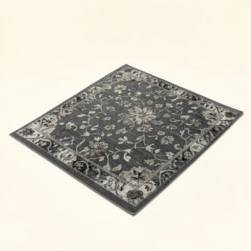 Shiflett Floral Dark Gray Area Rug (synthetic illustration; no displayed measurements)