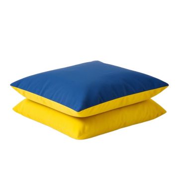 Icard Blue/Yellow Lumbar Pillow