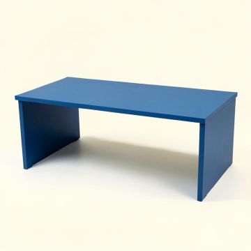Dune Edge Desktop Monitor Riser - Blue (synthetic illustration; no displayed measurements)
