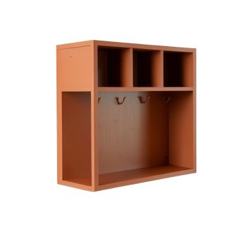 Alder Bridge Wall-Mounted Entryway Organizer Shelf - Terracotta