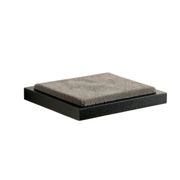 River Crest Wall-Mounted Cat Perch - Black (synthetic illustration; no displayed measurements)