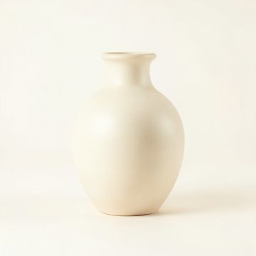 Aspen Crest Empty Decorative Vase - Ivory (synthetic illustration; no displayed measurements)