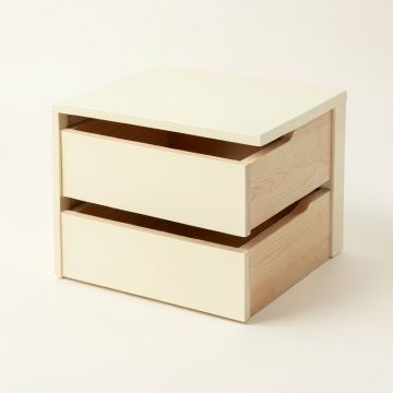 Oak Field Under-Desk Drawer Unit - Cream (synthetic illustration; no displayed measurements)