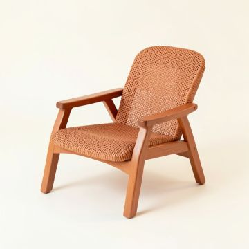 Birch Arc Outdoor Lounge Chair (synthetic illustration; no displayed measurements)