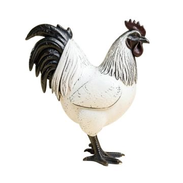 Rooster Metal Statue