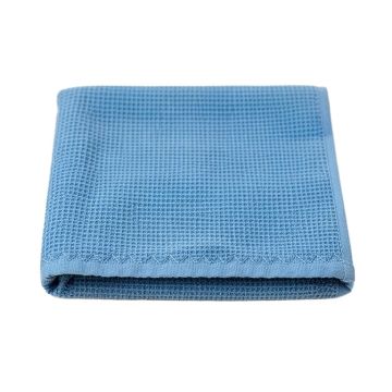 Ridge Edge Bath Towel - Blue