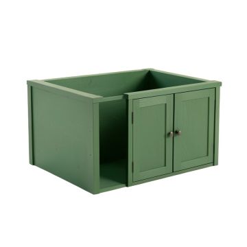 Summit Branch Empty Furniture-Style Litter Enclosure - Green