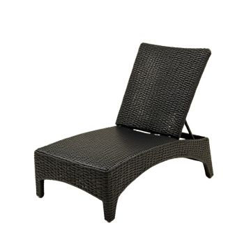 Olive Bridge Outdoor Lounge Chair - Black