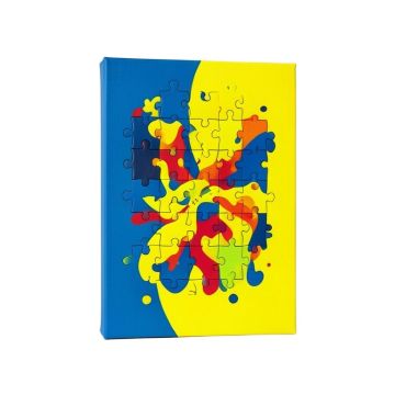 Painted Puzzle By Morgan Yamada - Graphic Art Print