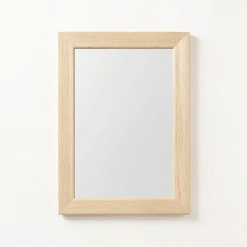 Reed Canyon Framed Wall Mirror - Beige (synthetic illustration; no displayed measurements)