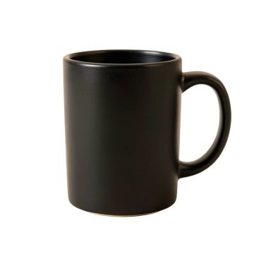River Arc Ceramic Mug - Black