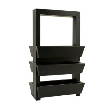 Hill Bridge Empty Vertical Garden Frame - Black
