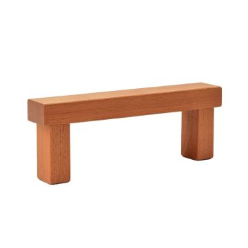 Wren Bend Cabinet Handle Without Packaging - Terracotta (synthetic illustration; no displayed measurements)