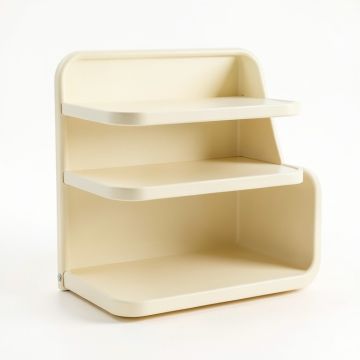 Fern Branch Empty Mug-Storage Cabinet Insert - Cream (synthetic illustration; no displayed measurements)
