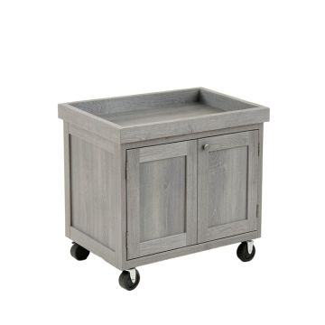Clay Brook Empty Rolling Workshop Cart - Gray