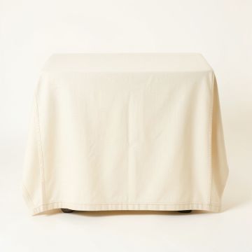 Olive Bridge Flat Bed Sheet - Cream (synthetic illustration; no displayed measurements)