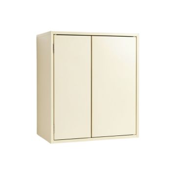 Maple Crest Wall-Mounted Laundry Cabinet - Ivory