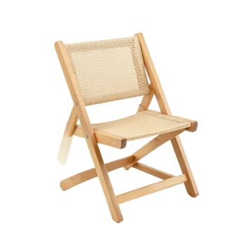 Brook Crest Folding Outdoor Chair - Beige