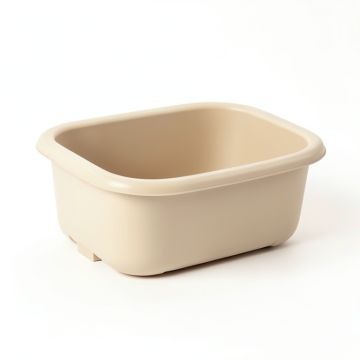 Rowan Bridge Empty Railing Planter With Integral Brackets - Beige (synthetic illustration; no displayed measurements)