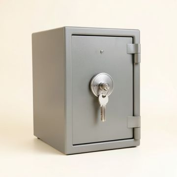 Steel Key Lock Security Cabinet (synthetic illustration; no displayed measurements)