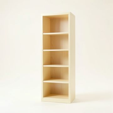 Glen Crossing Narrow Cubby Tower - Cream (synthetic illustration; no displayed measurements)