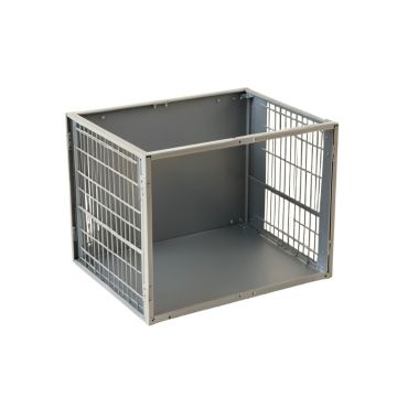 Hill Brook Empty Furniture-Style Pet Crate - Gray