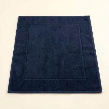 Lake Bridge Bath Mat - Navy (synthetic illustration; no displayed measurements)