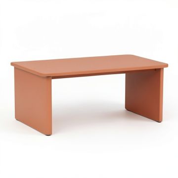 Hazel Bridge Desktop Monitor Riser - Terracotta (synthetic illustration; no displayed measurements)
