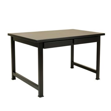Slate Arc Empty Workshop Workbench - Black