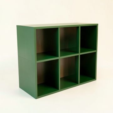Vale Canyon Desktop Shelving Unit - Green (synthetic illustration; no displayed measurements)