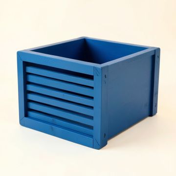 Heath Canyon Empty Furniture-Style Litter Enclosure - Blue (synthetic illustration; no displayed measurements)