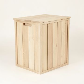 Summit Crest Closed Outdoor Storage Box - Beige (synthetic illustration; no displayed measurements)