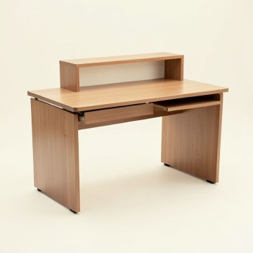 Apolonija Floating Gaming Desk With Hutch (synthetic illustration; no displayed measurements)
