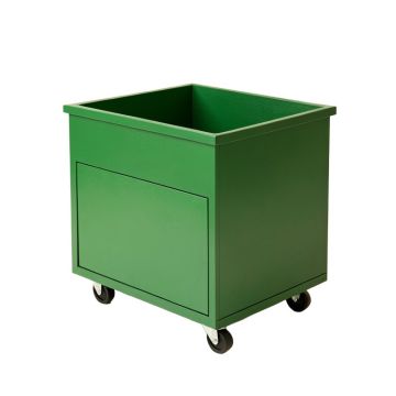 Elm Bend Empty Rolling Workshop Cart - Green