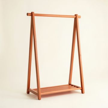 Oak Brook Empty Garment Rack - Terracotta (synthetic illustration; no displayed measurements)