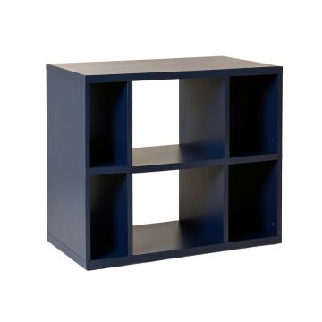 Alder Dale Desktop Shelving Unit - Navy