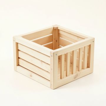 Briar Edge Empty Furniture-Style Litter Enclosure - Ivory (synthetic illustration; no displayed measurements)