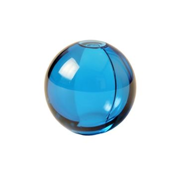 Indented Glass Round Knob