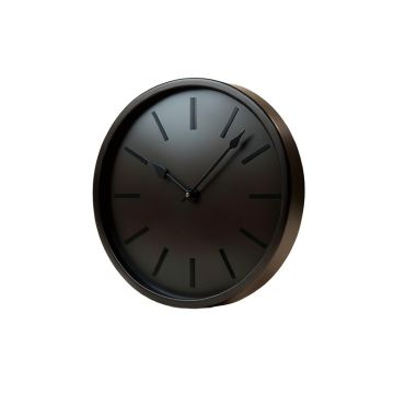 Oversized High Fashion Ebony Wall Clock