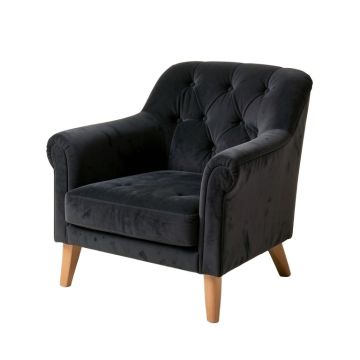 35.43 '' Wide Tufted Velvet Armchair
