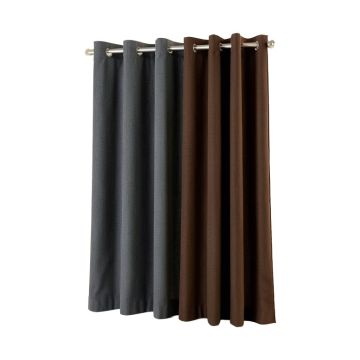 Highlawn Solid Semi-Sheer Grommet Curtain Panels
